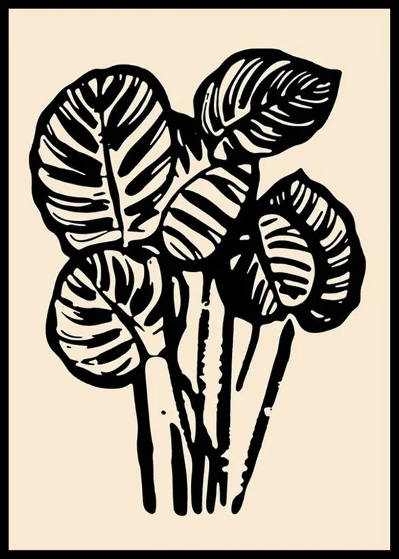 Sonderaktion Monochrome Foliage Flair Poster
