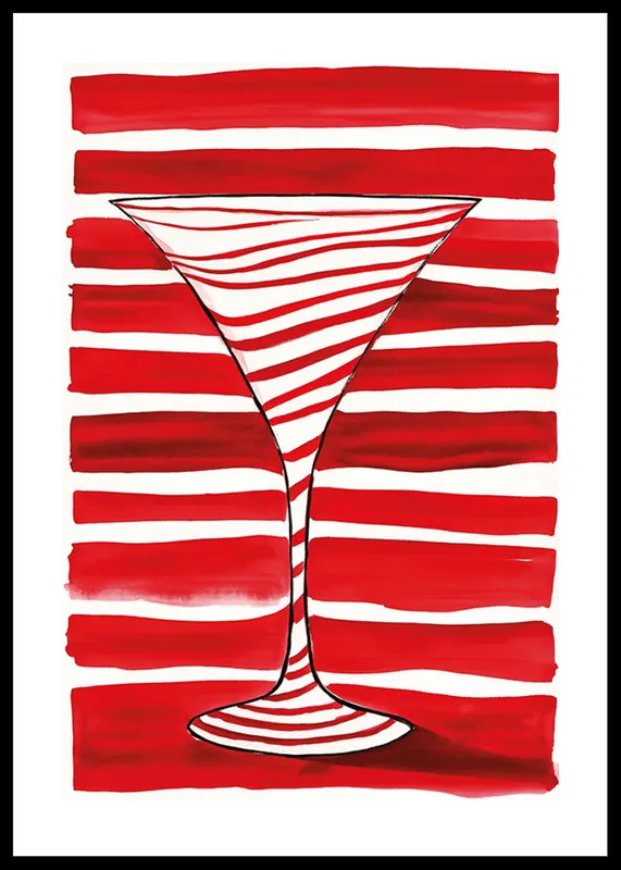 Bestseller Crimson Cocktail Poster