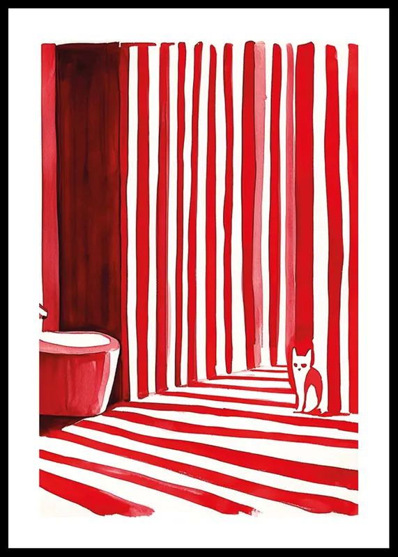 Boldly Red Harmony Poster Neu
