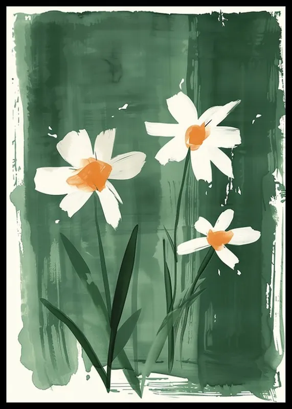 Delicate Daisies Poster Preisknaller