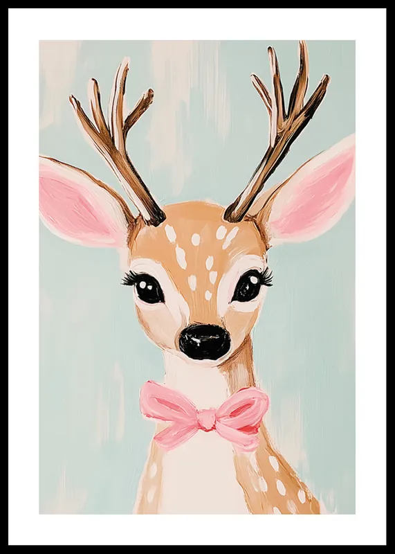 Geprüft Deer With A Bow Poster