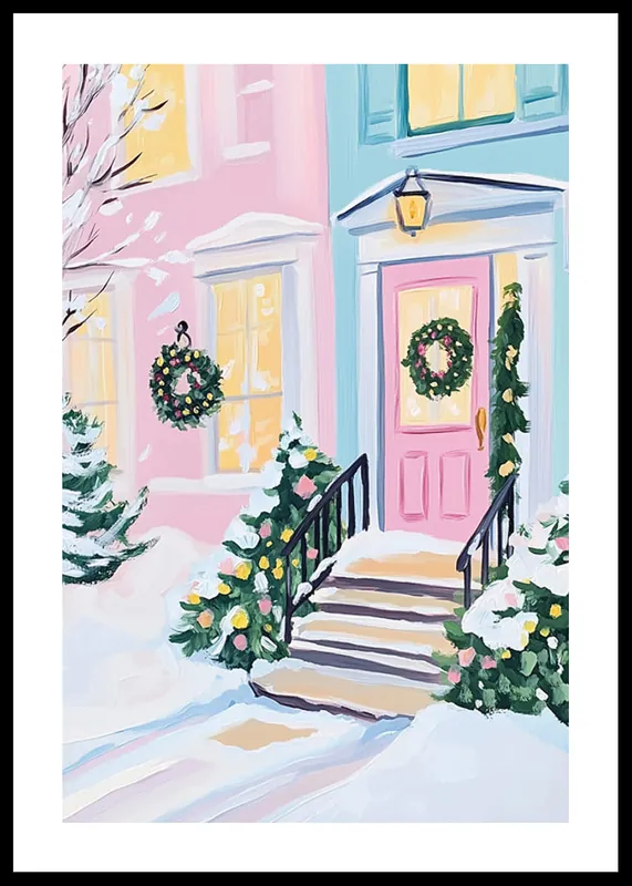 Pastel Holiday Welcome Poster Kracherpreis
