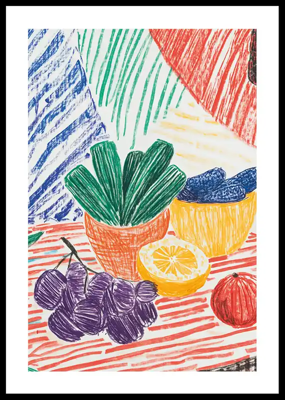 Must-Have Colorful Fruits Of Summer Poster
