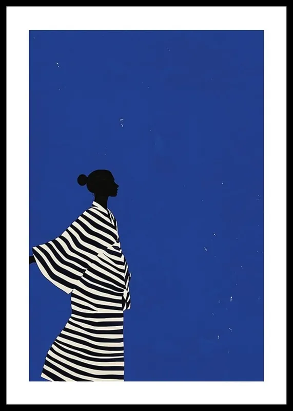 Schnäppchen Starry Night Silhouette Poster