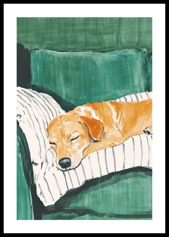 Billig Puppy In Dreamland Poster