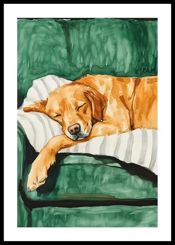 Super-Preis Lazy Afternoon Nap Poster