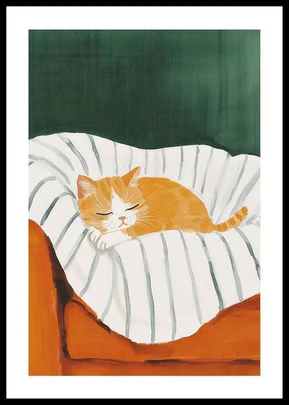 Mini Cat Nap Time Poster Billig