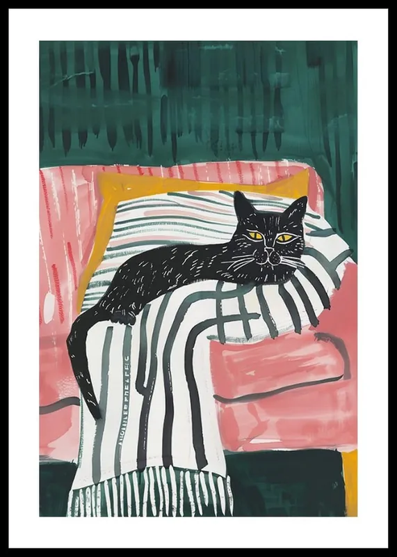 Whiskers And Stripes Poster Kracherpreis
