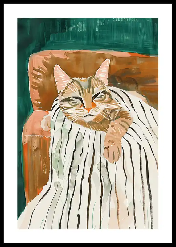 The Cozy Catnap Poster Garantierte Lieferung