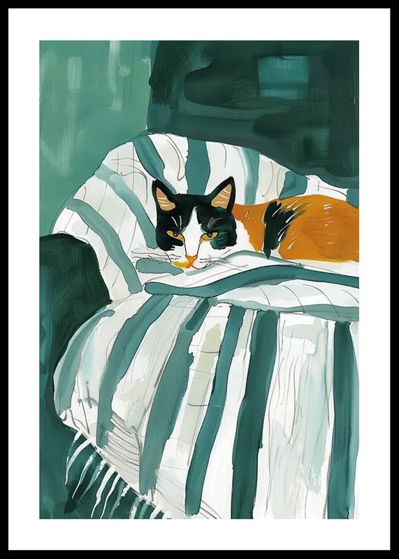 Purrfectly Relaxed Poster Kostenfreie Lieferung