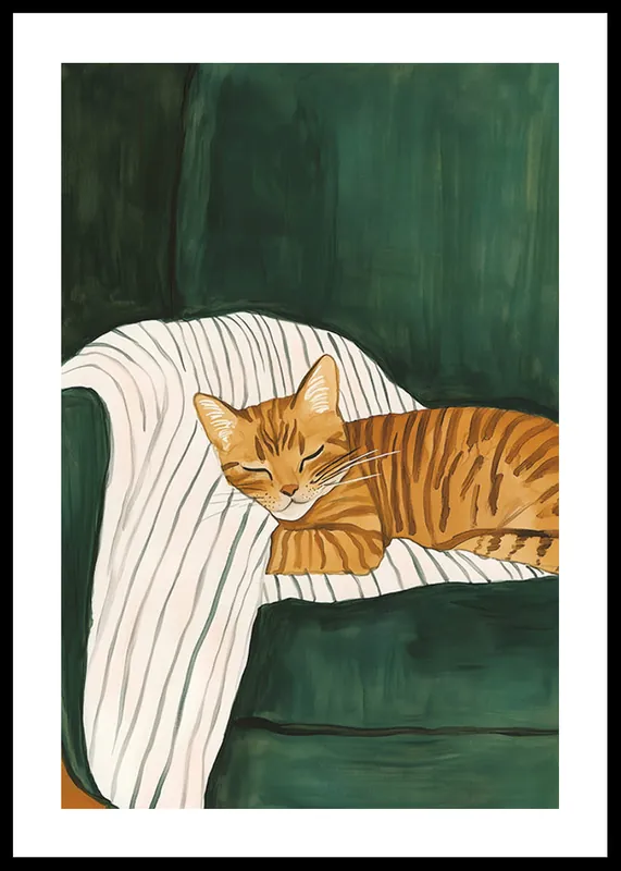 Neuheit Cat Nap Time Bliss Poster