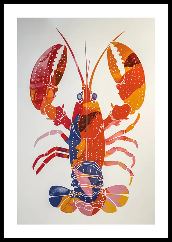 Finale Aktion Vibrant Lobster Symphony Poster