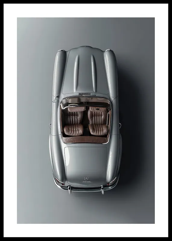 Mercedes Benz SL 300 Roadster 1957 Poster Letzte Chance