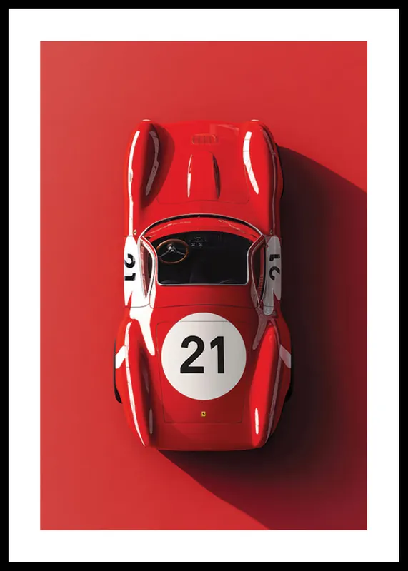 Ferrari Le Mans 1958 Poster Kostenloser Rückversand