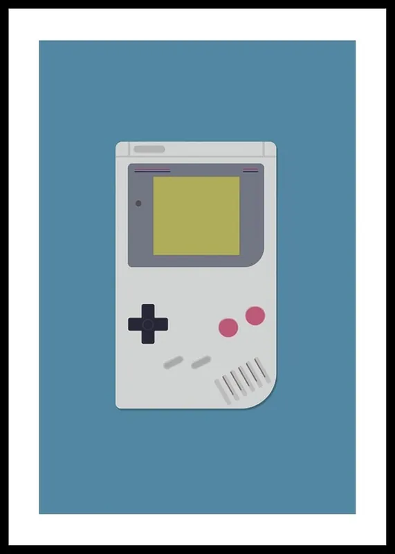 Top-Seller Retro Gameboy Poster