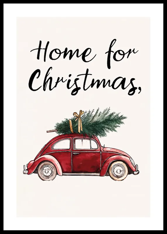 Home For Christmas Poster Neuheit