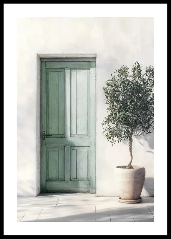 Sichere Zahlung Pastel Doorway Elegance Poster