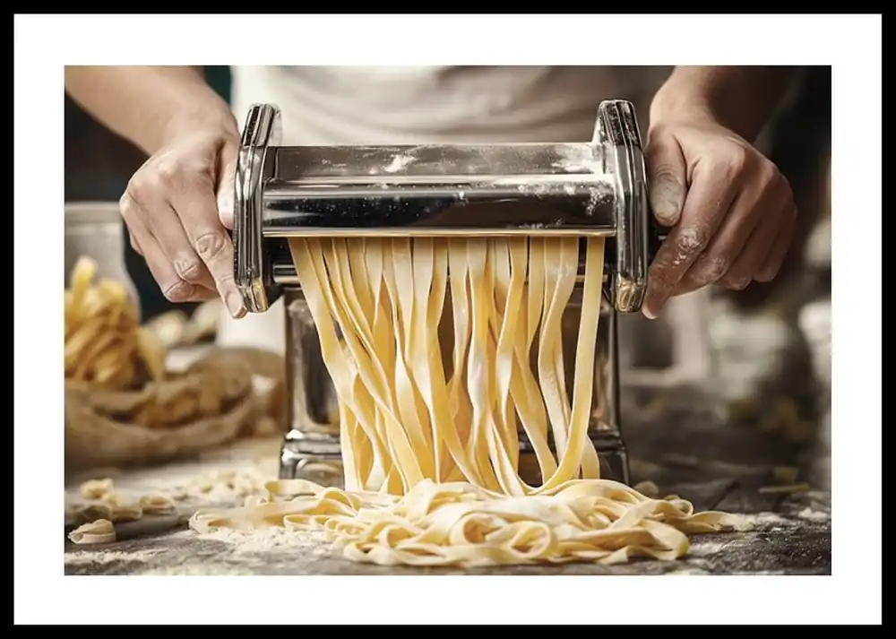From Flour To Fettuccine Poster Neue Kollektion