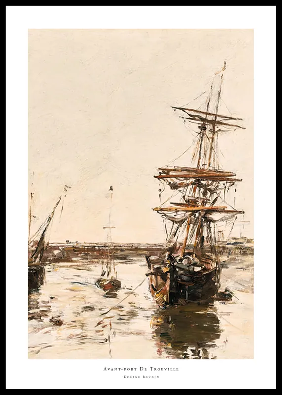Online Kaufen Avant-port De Trouville By Eugene Boudin Poster
