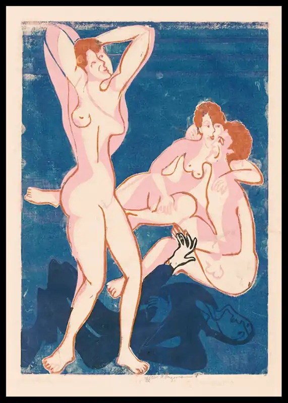 Kracherpreis A Dancer By Ernst Ludwig Kirchner Poster