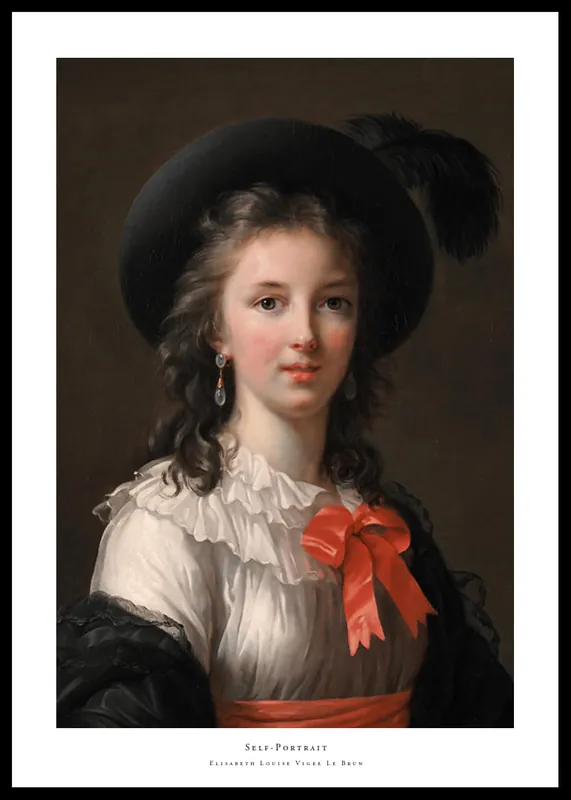 Self-Portrait By Elisabeth Louise Vigee Le Brun Poster Sichere Zahlung