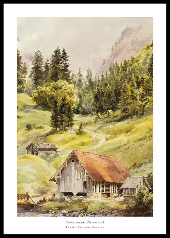 Saisonangebot Engelberg (Schweiz) By Edward Theodore Compton Poster