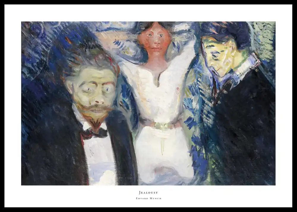 Bestseller Jealousy By Edvard Munch Poster