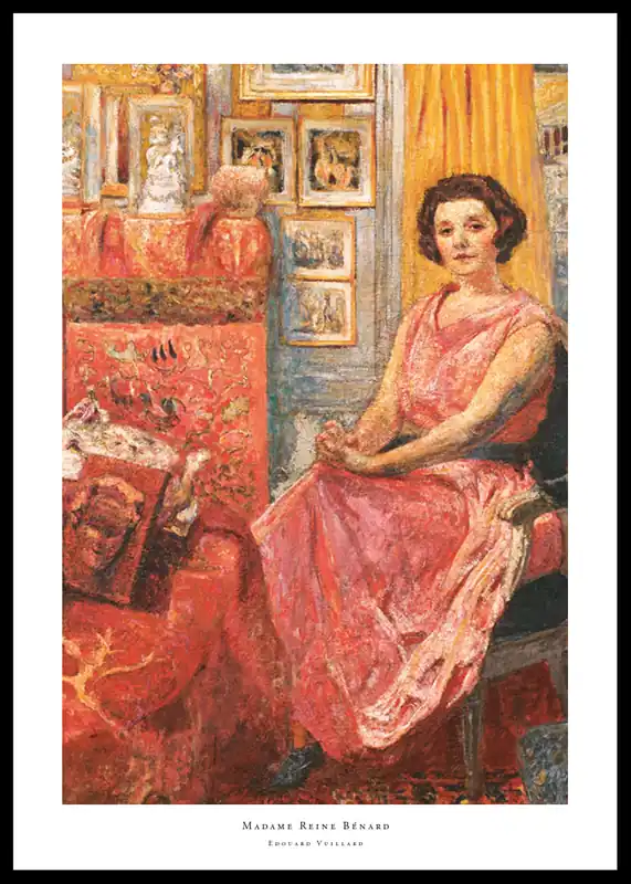 Versand Am Gleichen Tag Madame Reine Bénard By Edouard Vuillard Poster
