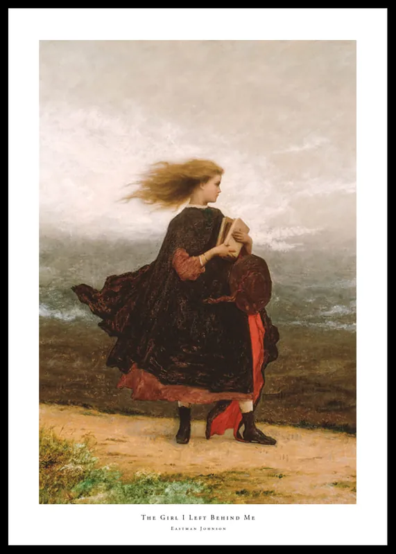 The Girl I Left Behind Me By Eastman Johnson Poster Sonderaktion