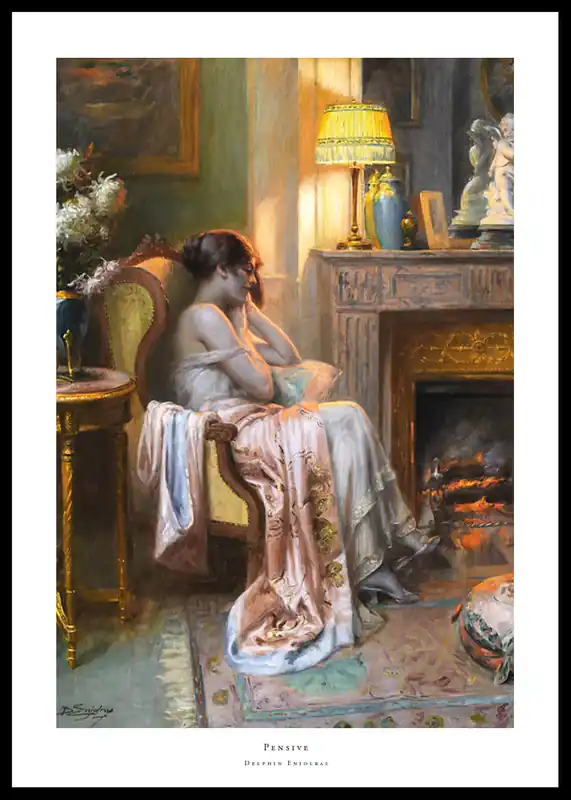 Pensive By Delphin Enjolras Poster Neu