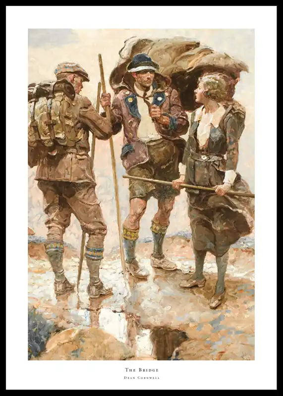 The Bridge By Dean Cornwell Poster Letzte Chance