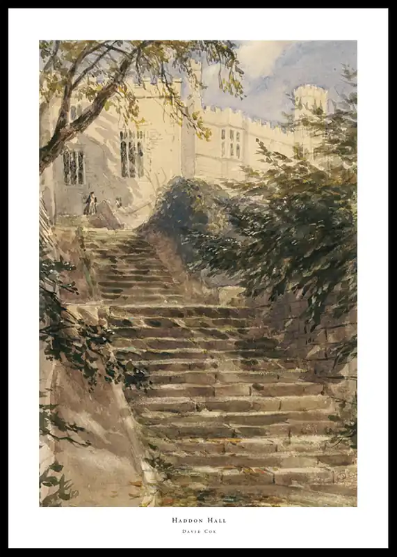Ausverkauf Haddon Hall By David Cox Poster