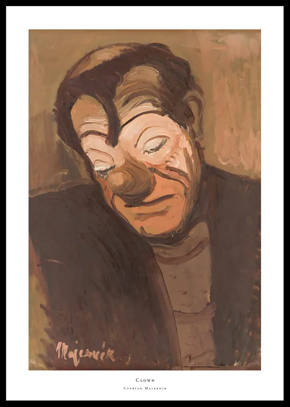 Heißes Angebot Clown By Cyprian Majernik Poster