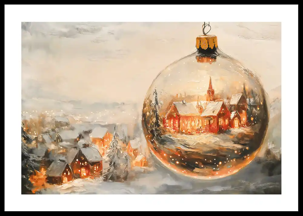 Winter Wonderland Reflections Poster Neu