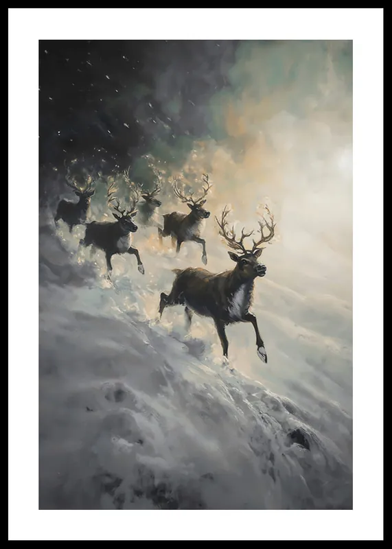 Mystic Winter Chase Poster Sonderaktion