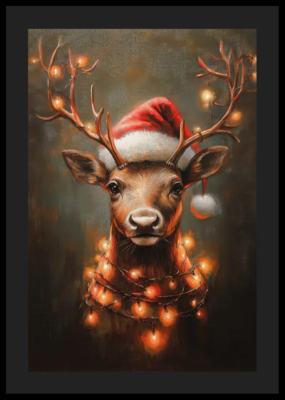 Holiday Glow Reindeer Charm Poster Letzte Chance