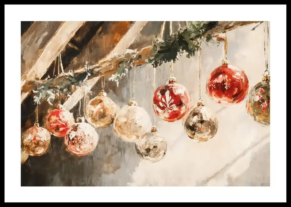 Classic Holiday Decor Poster Preisreduziert