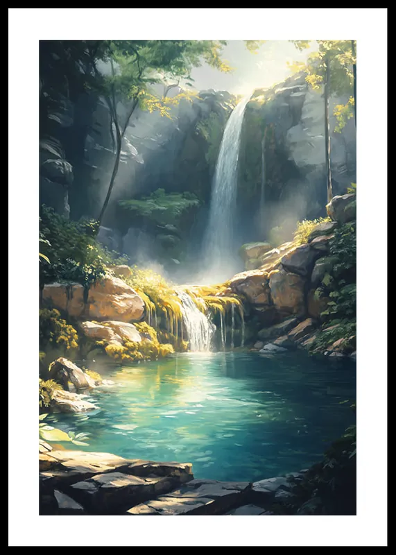 Hidden Waterfall Poster Kracherpreis