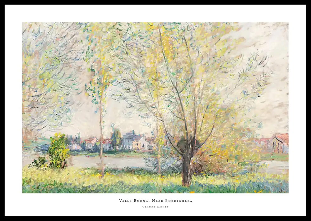 Valle Buona Near Bordighera By Claude Monet Poster Neue Ware