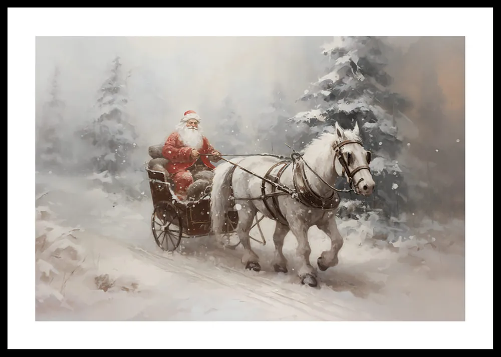 Sleigh Bells In The Snow Poster Markenprodukt