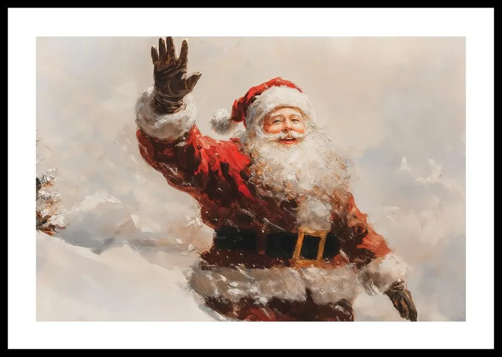 Santas Joyful Wave Poster Online Kaufen