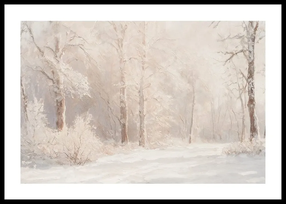 The Stillness Of Snow Poster Sonderangebot