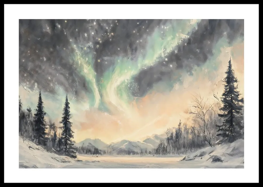 Echt Northern Lights Symphony Poster