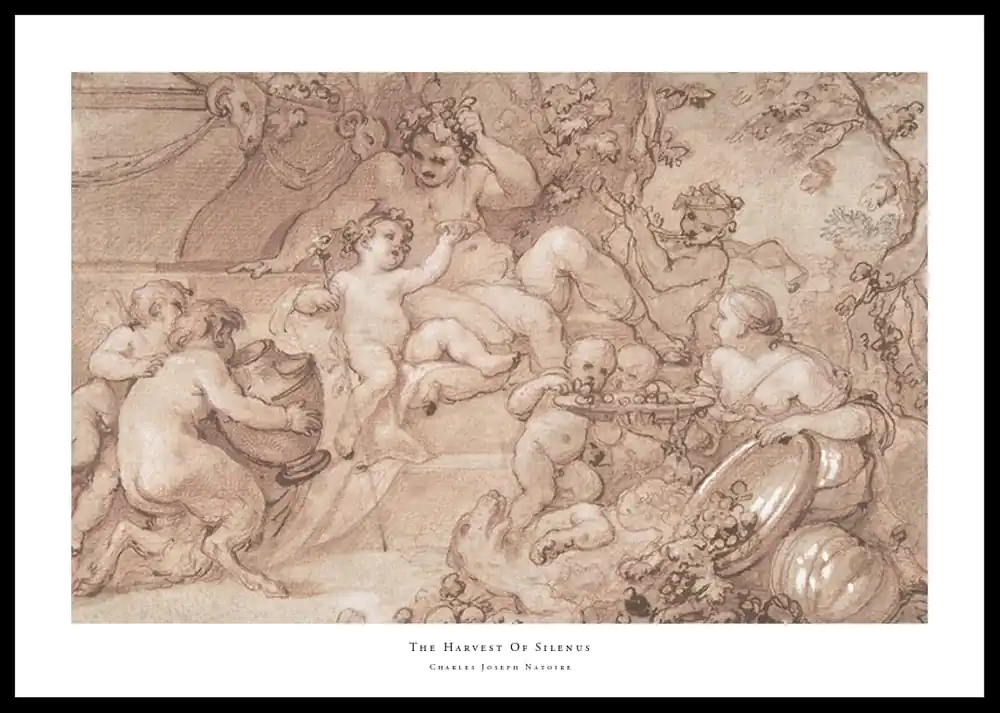 Jetzt Kaufen The Harvest Of Silenus By Charles Joseph Natoire Poster