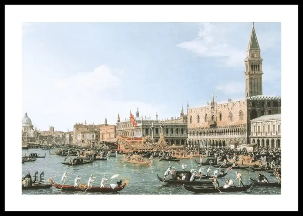 Geprüft Return Of Il Bucintoro On Ascension Day By Canaletto Poster