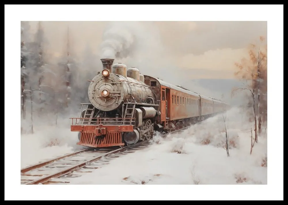 Neue Kollektion The Frostbound Express Poster