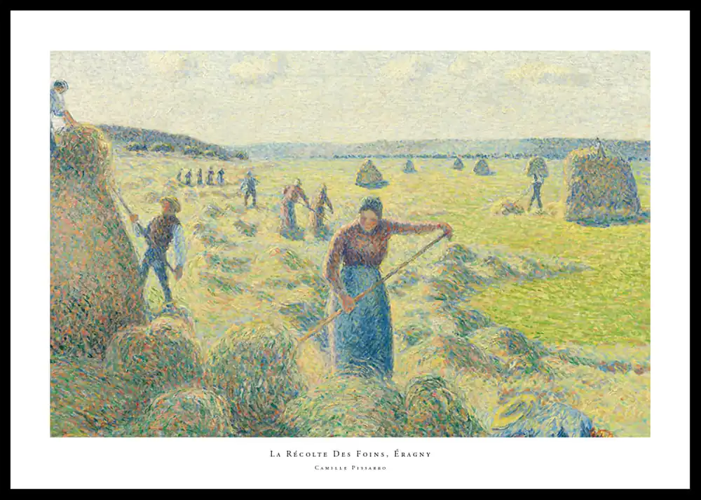 Knallerangebot La Récolte Des Foins Éragny By Camille Pissarro Poster