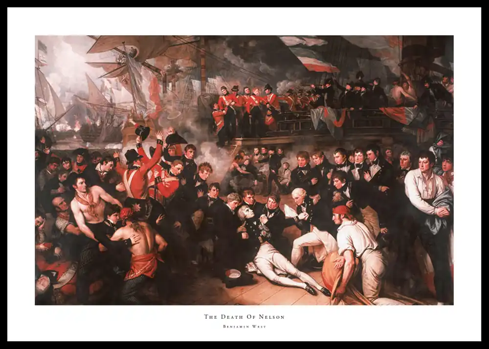 Bestpreis The Death Of Nelson By Benjamin West Poster