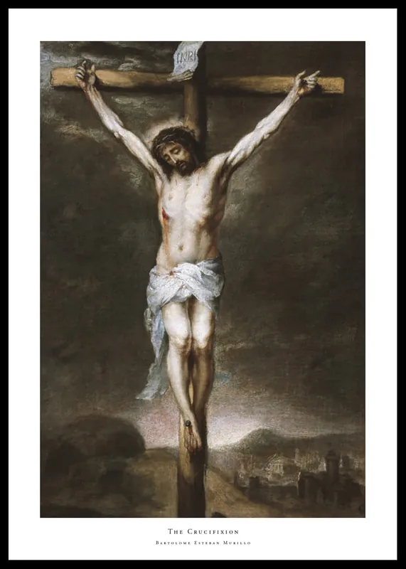 The Crucifixion By Bartolome Esteban Murillo Poster Heißes Angebot