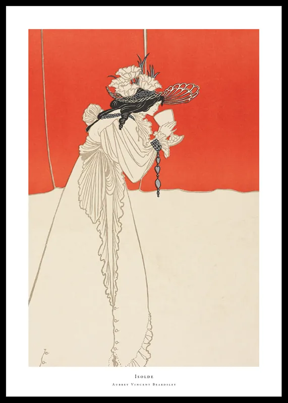 Isolde By Aubrey Vincent Beardsley Poster Sale